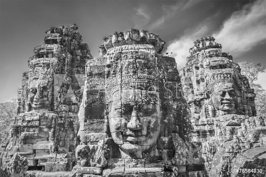 Picture of Faces of Bayon temple Angkor Cambodia
